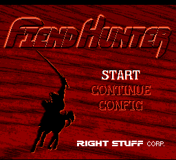 Fiend Hunter Title Screen